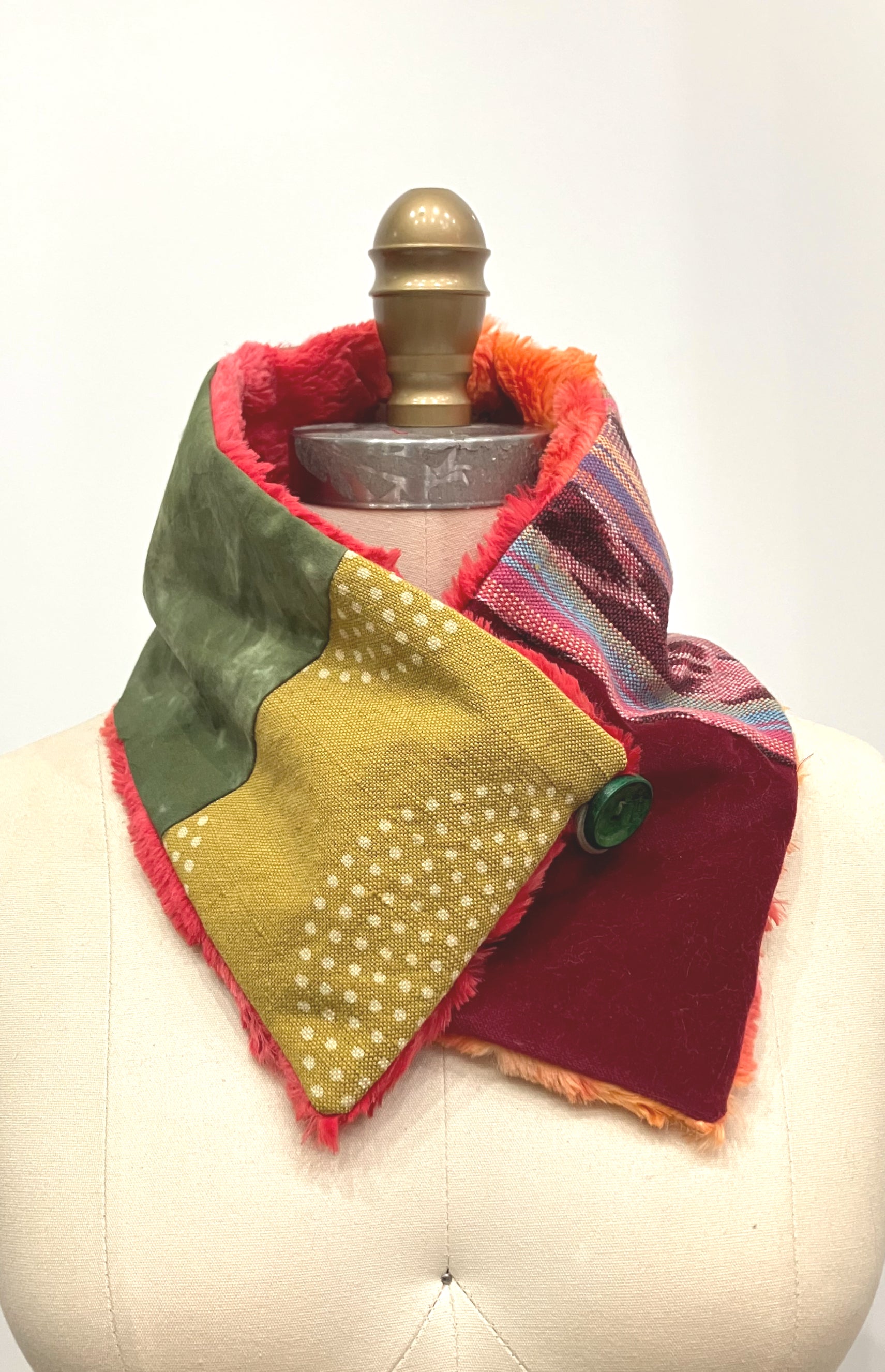 Patchwork Neck Warmer – Kimera Patchwork Neck Warmer – Kimera