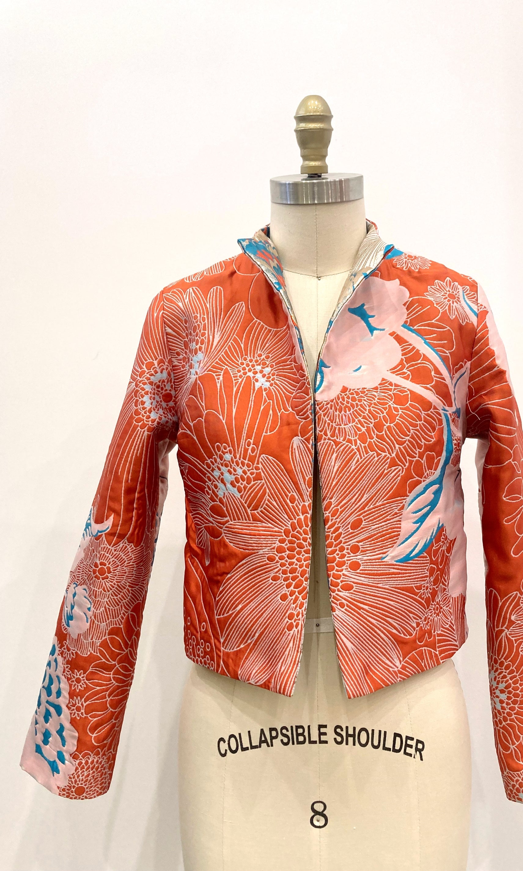 Orange Bloom Crop Jacket – Kimera
