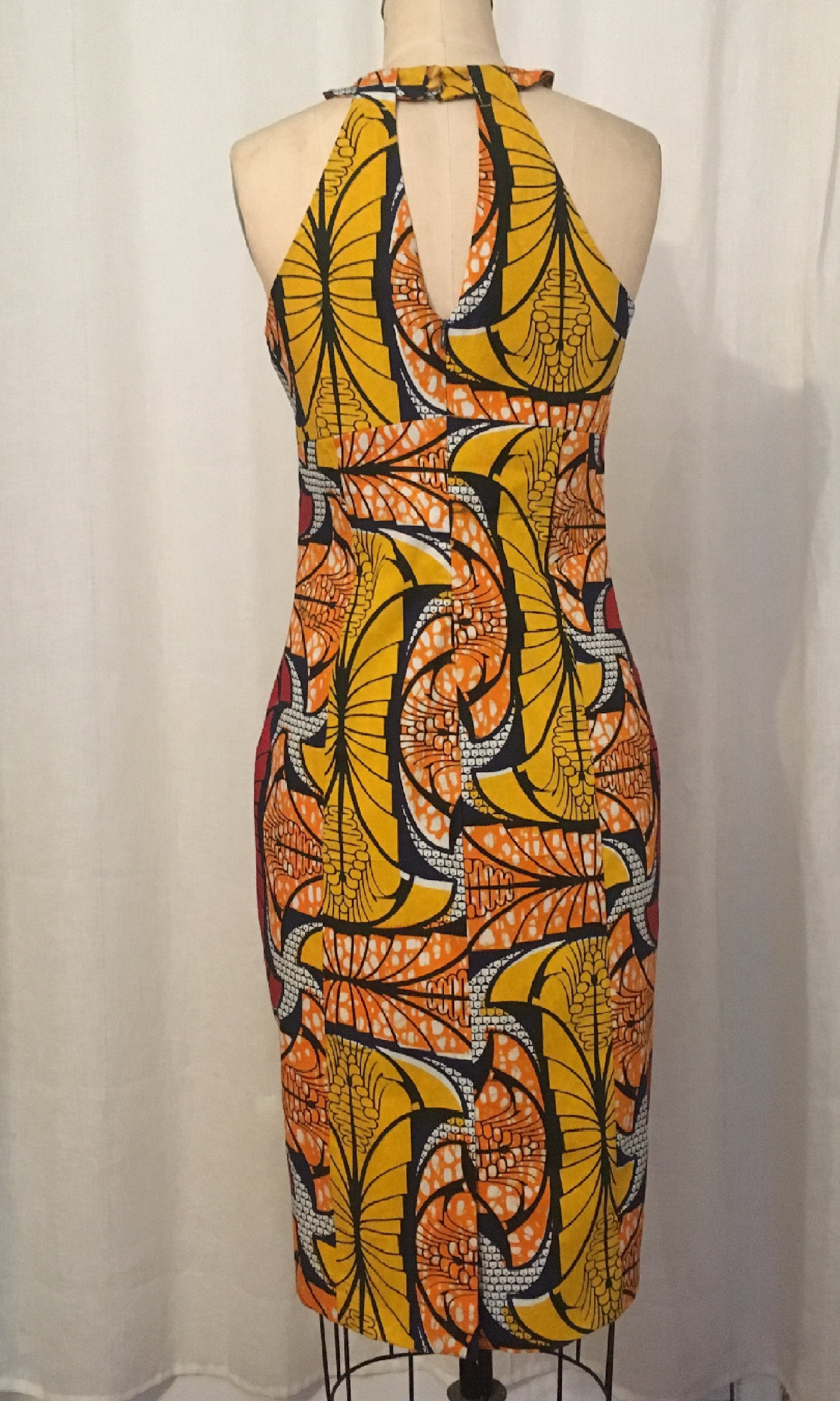 African halter dress sale