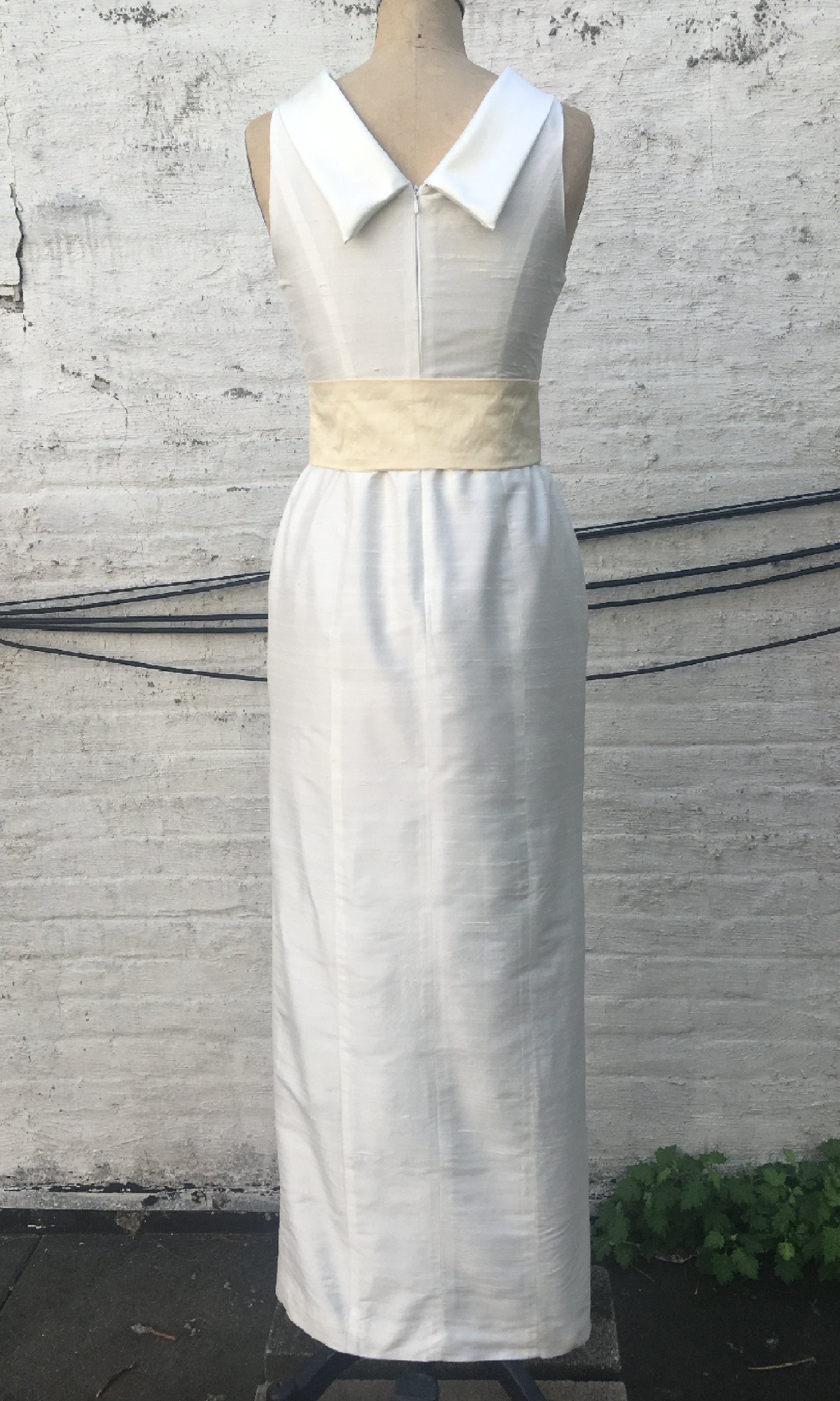 Roll-collar Column Dress – Kimera