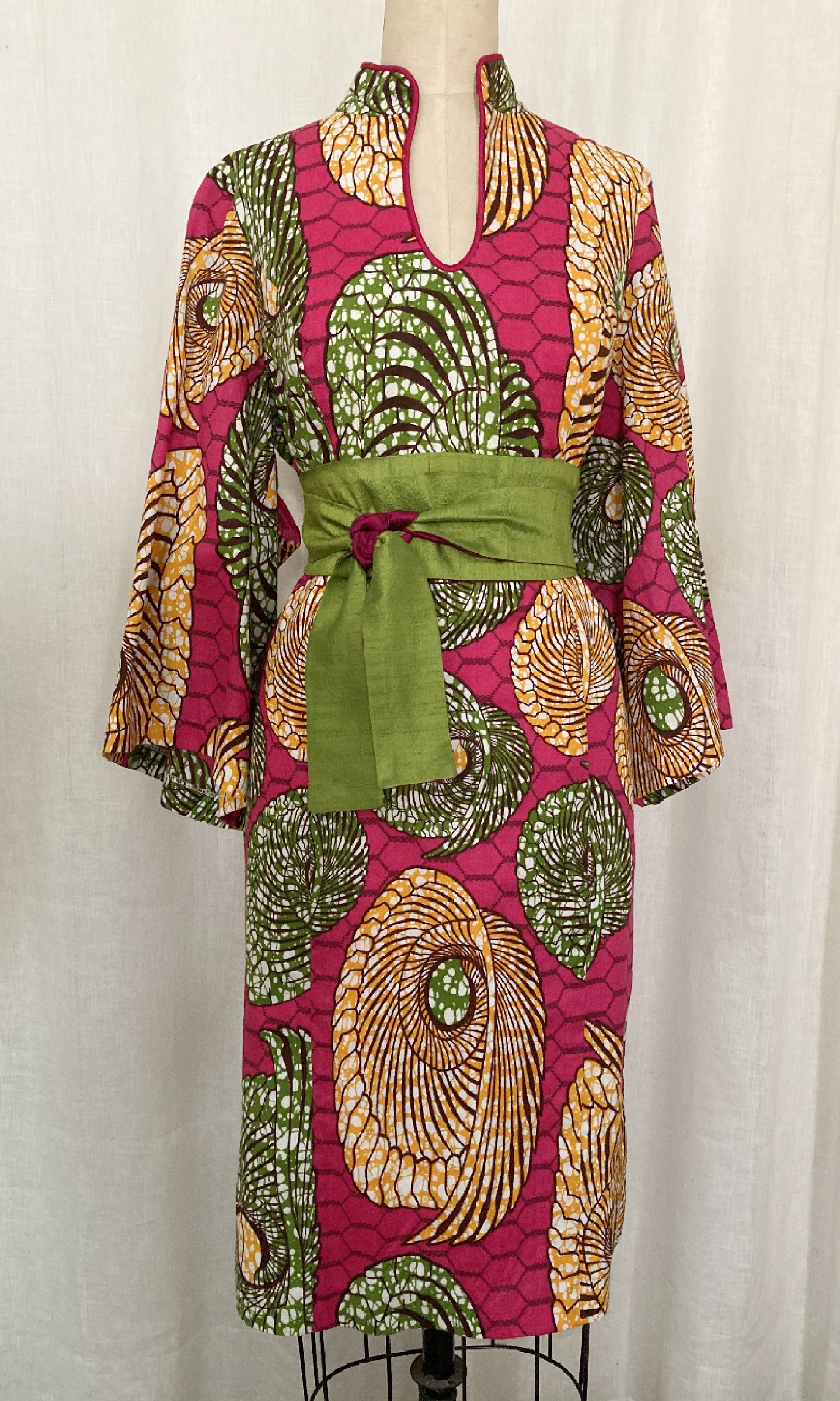 slim fit dress slacks Biston Ankara Maxi Dress