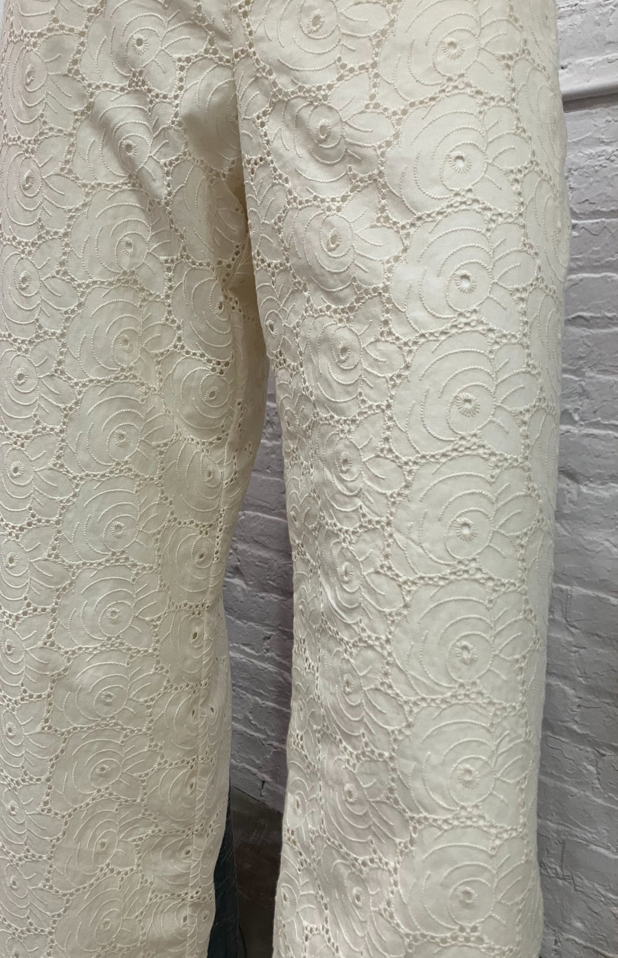 Ivory Eyelet Pant, sizes Medium and Large