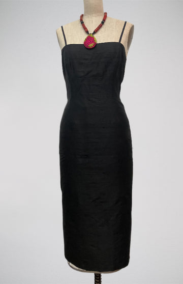 Spaghetti-strap Midi Dress