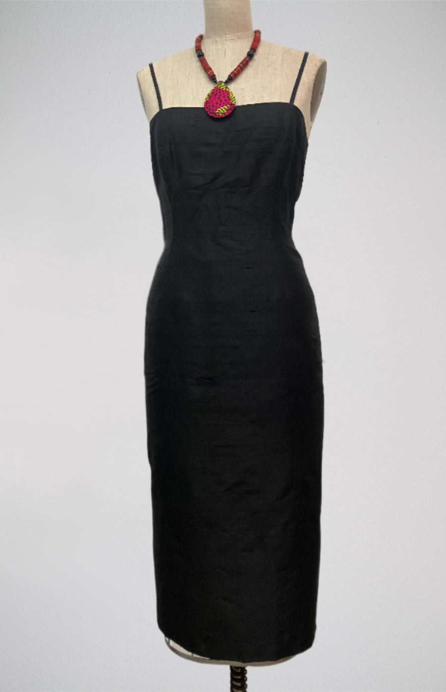 Spaghetti-strap Midi Dress