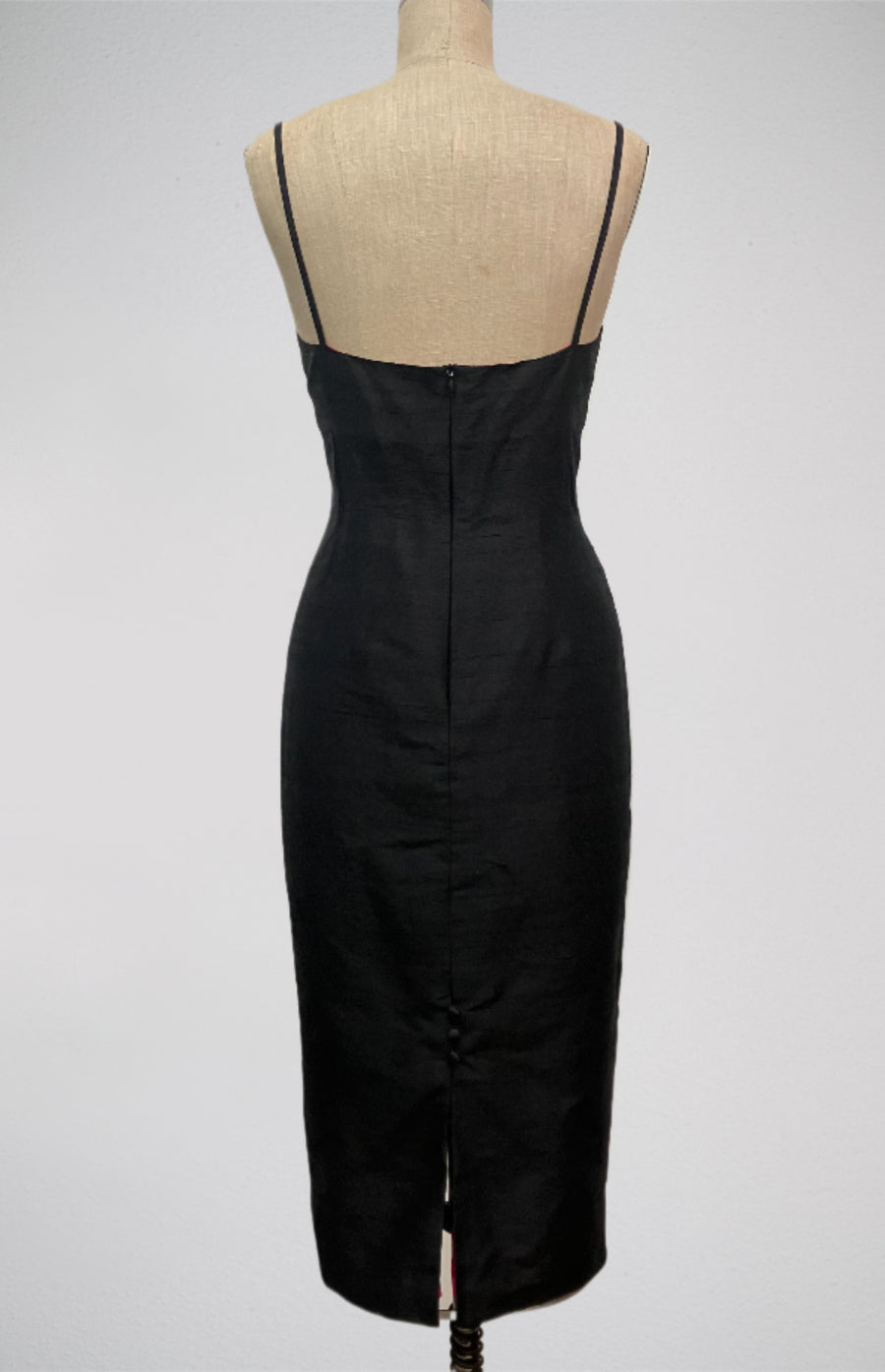Spaghetti-strap Midi Dress