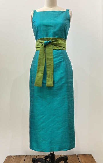 Classic Shantung Midi Dress