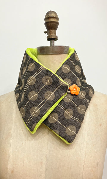 Dot & Neon Neck Warmer