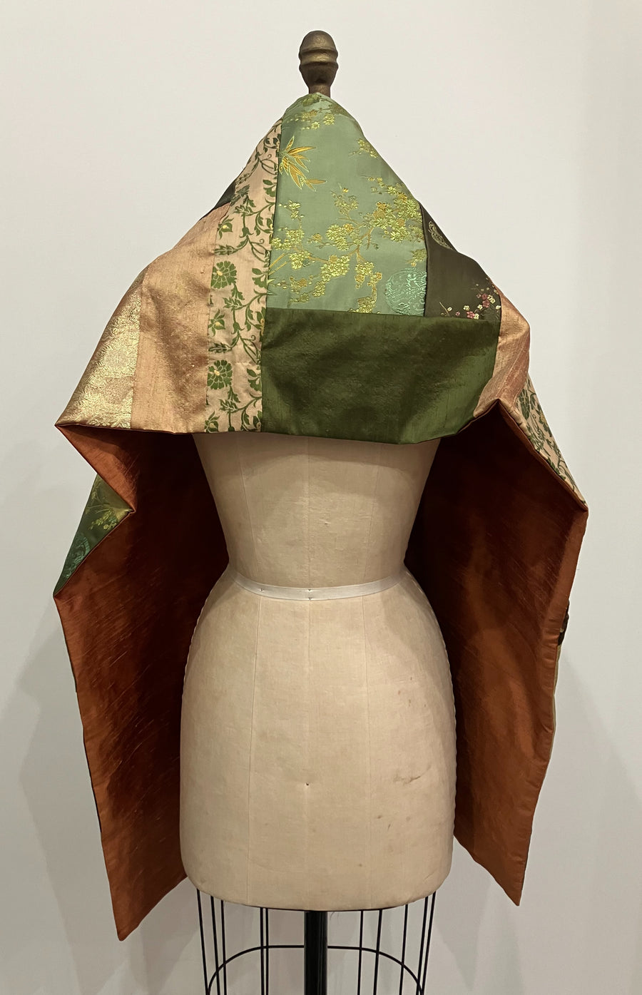 Olive Patchwork Shawl