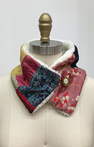 Culture Mix Patchwork Neck Warmer