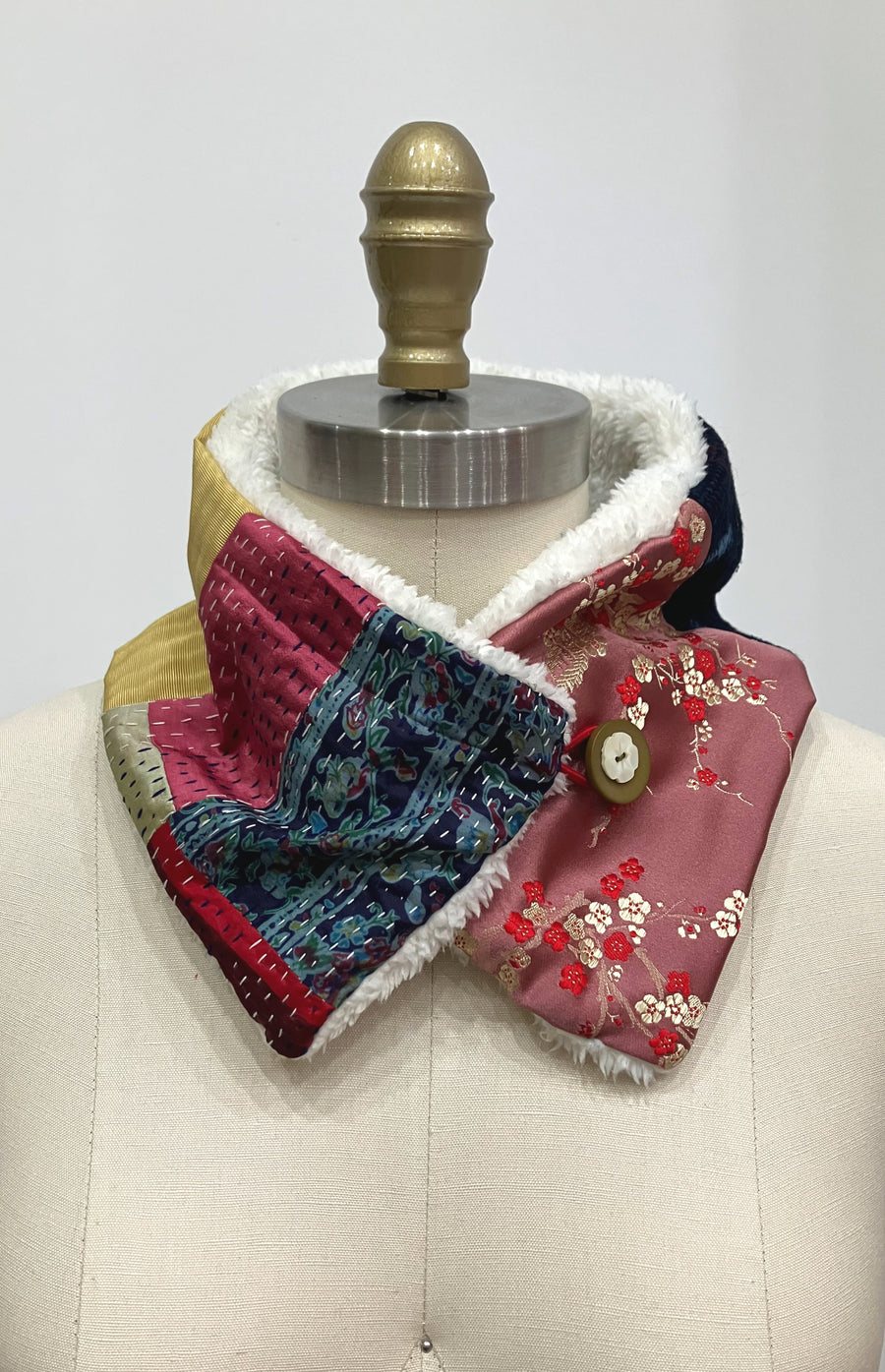 Culture Mix Patchwork Neck Warmer
