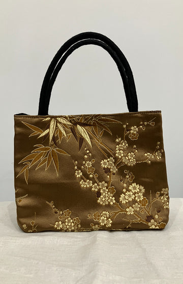 Copper Brocade Mini Tote