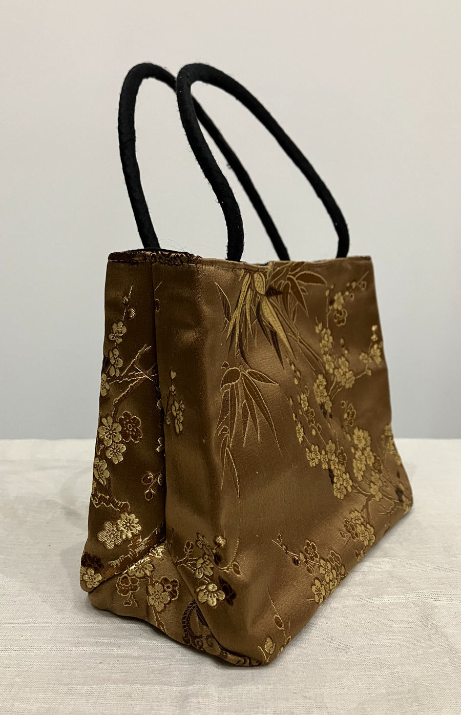 Copper Brocade Mini Tote