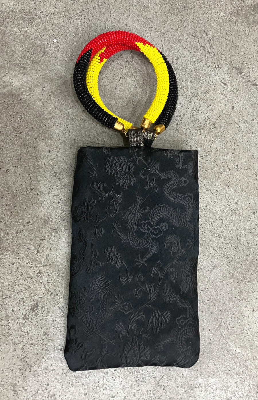 Abstract Print Cell Phone Bangle Bag