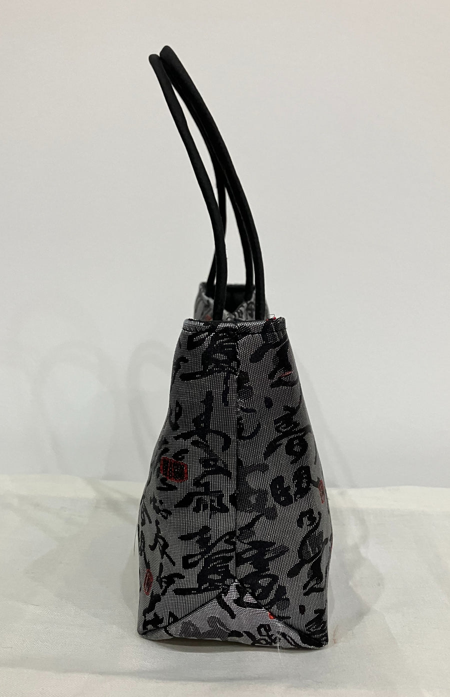 Calligraphy Brocade Mini Tote