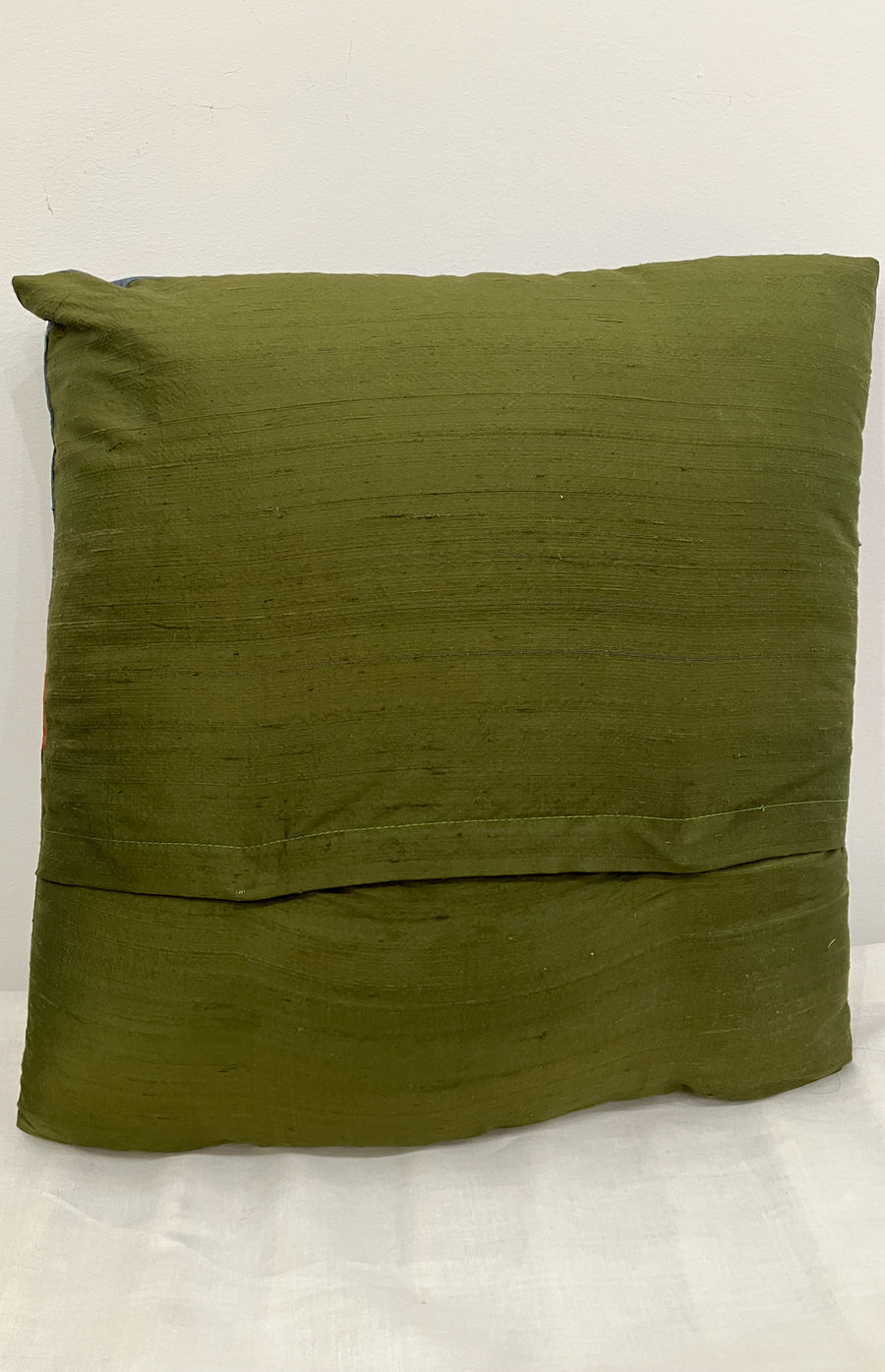 Tri-color Shantung Pillow Cover