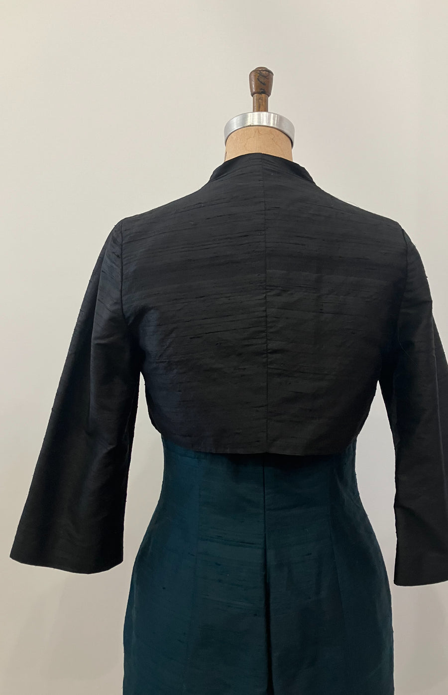 Black Shantung Bolero, size Medium
