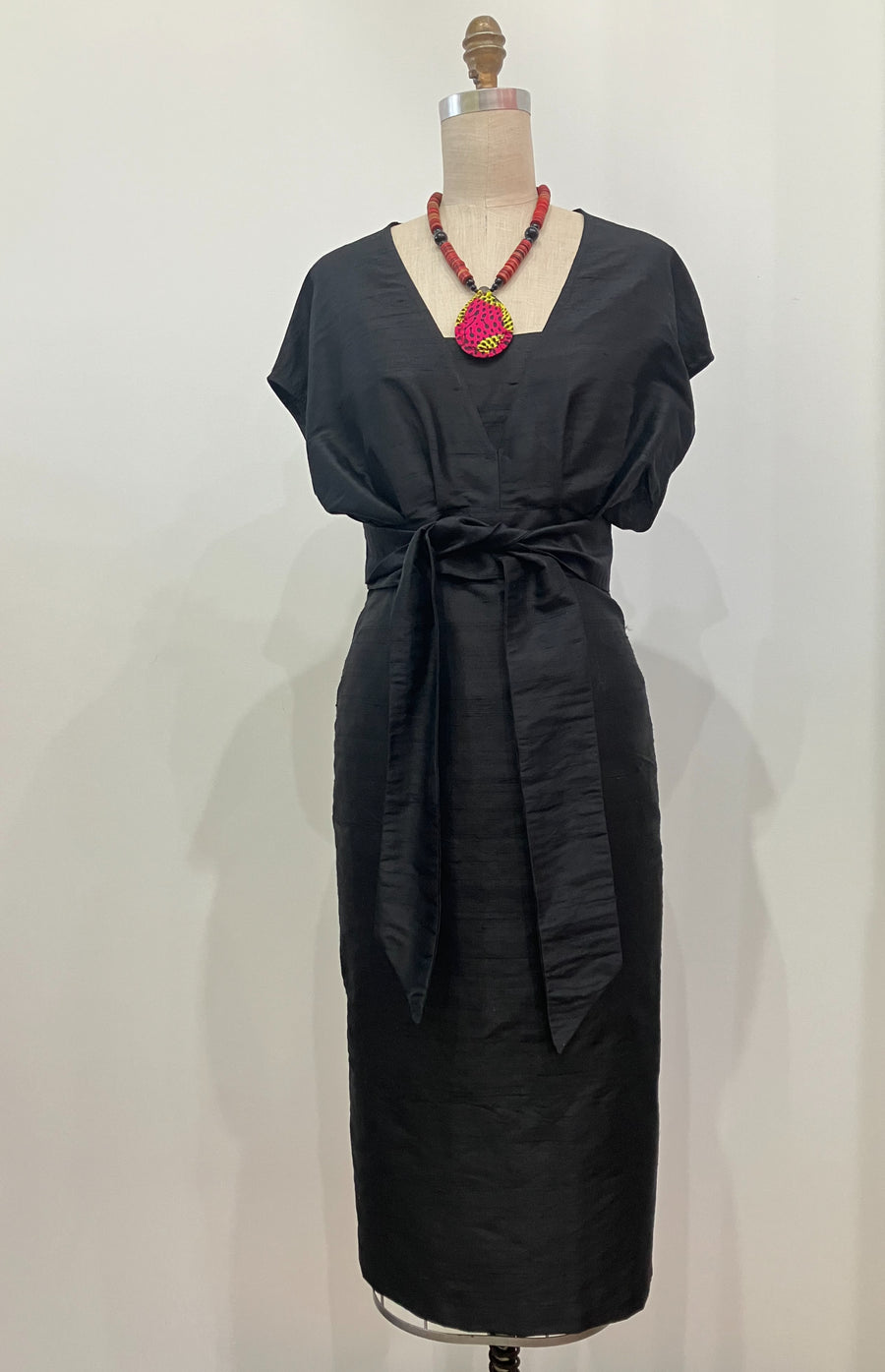 Kimono-inspired Shantung Topper