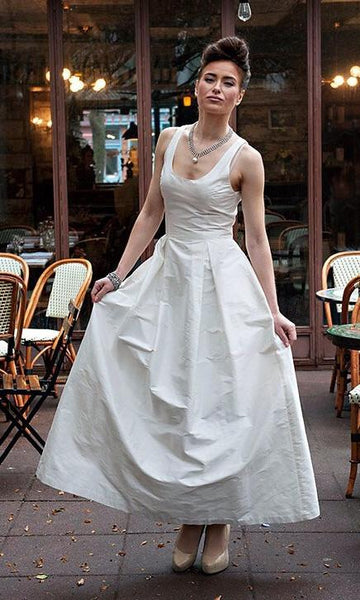 Modern Ball Gown with Lace Racer Back