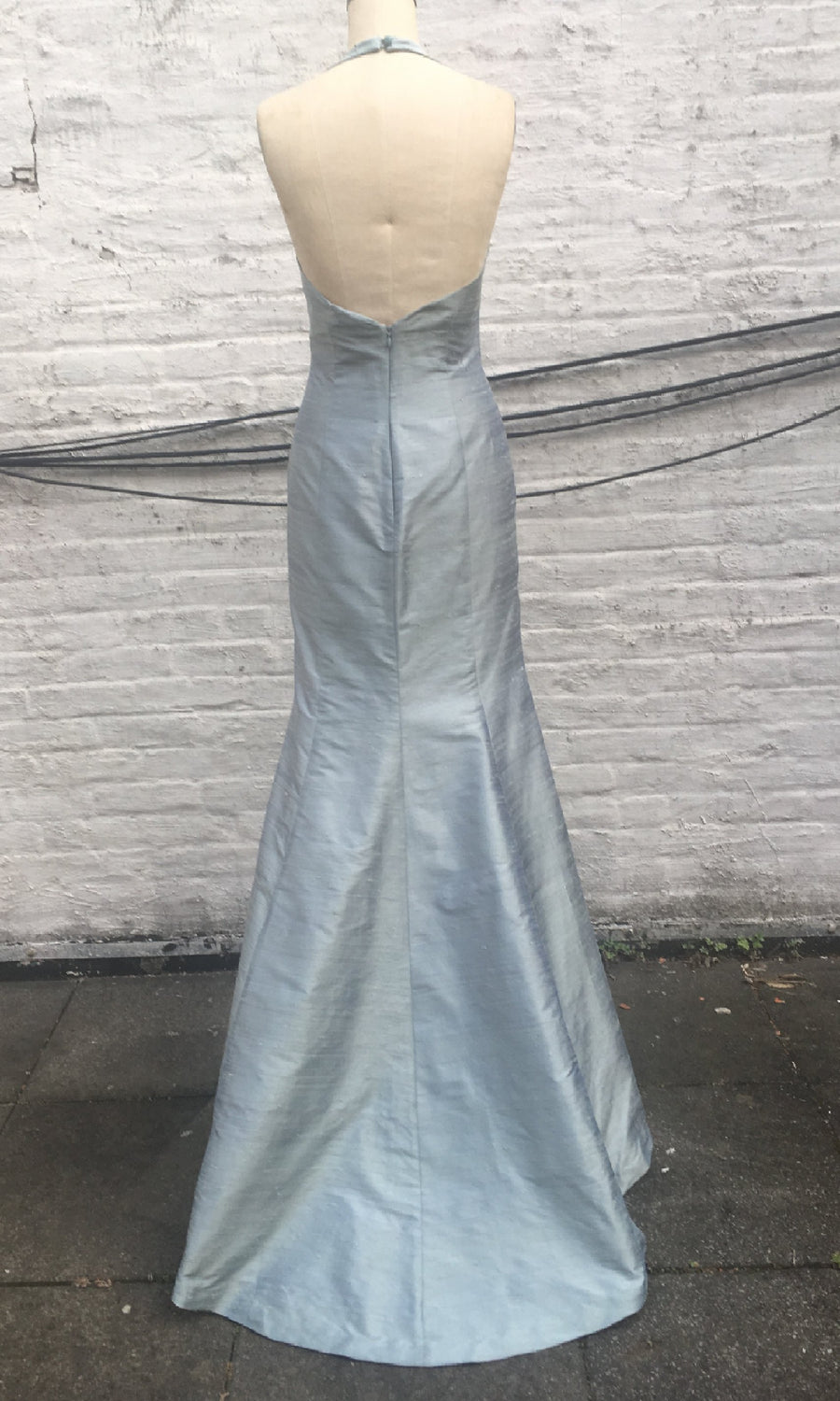 Long Classic Halter Trumpet Gown