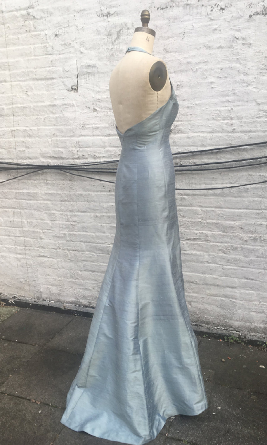 Long Classic Halter Trumpet Gown Kimera Long Classic Halter Trumpet Gown Kimera