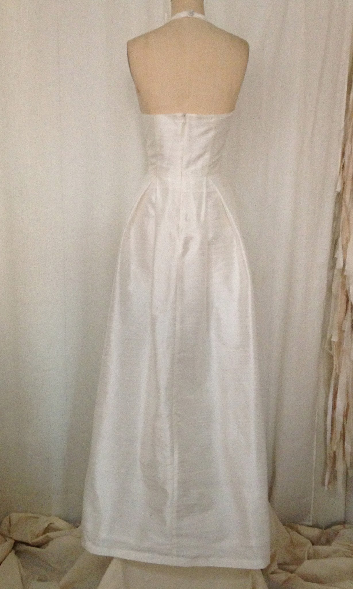 Classic Halter Long Box-Pleated Ball Gown – Kimera