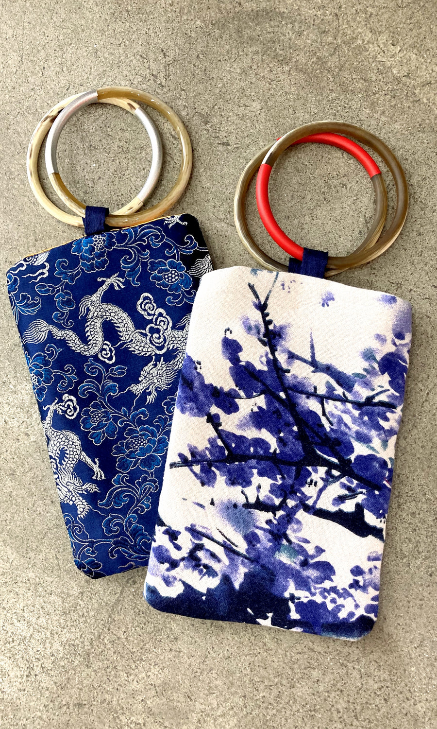 Blue Cell Phone Bangle Bags