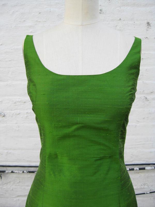 Green Apple Ballet Scoopneck Long Trumpet Dress, size X-small – Kimera